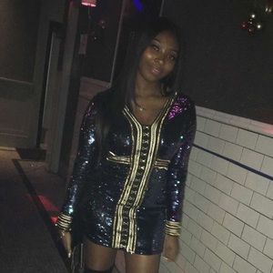 Sequenced bodycon dress